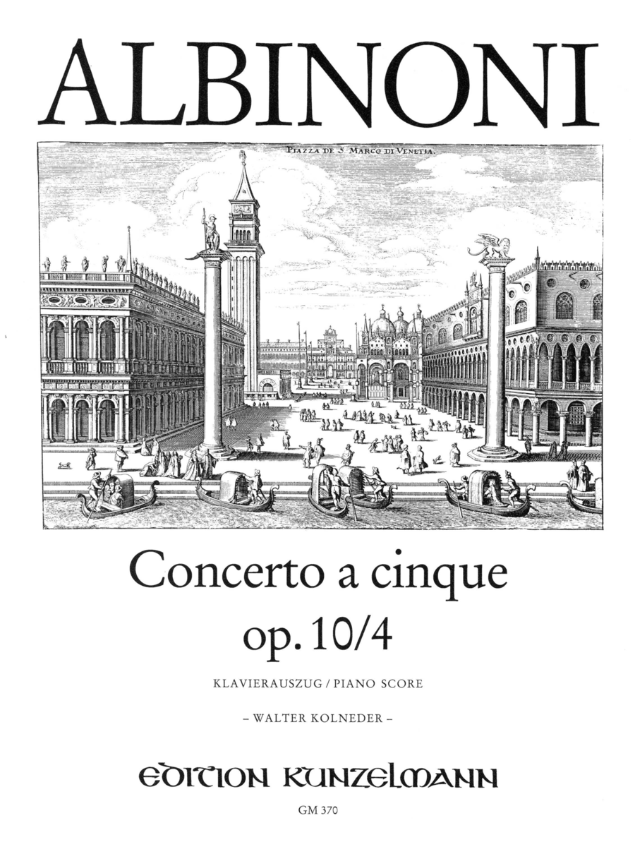 Concerto a cinque Op. 10/4 Violin Solo scores gallery preview page 1