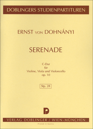 Book cover for Serenade op. 10