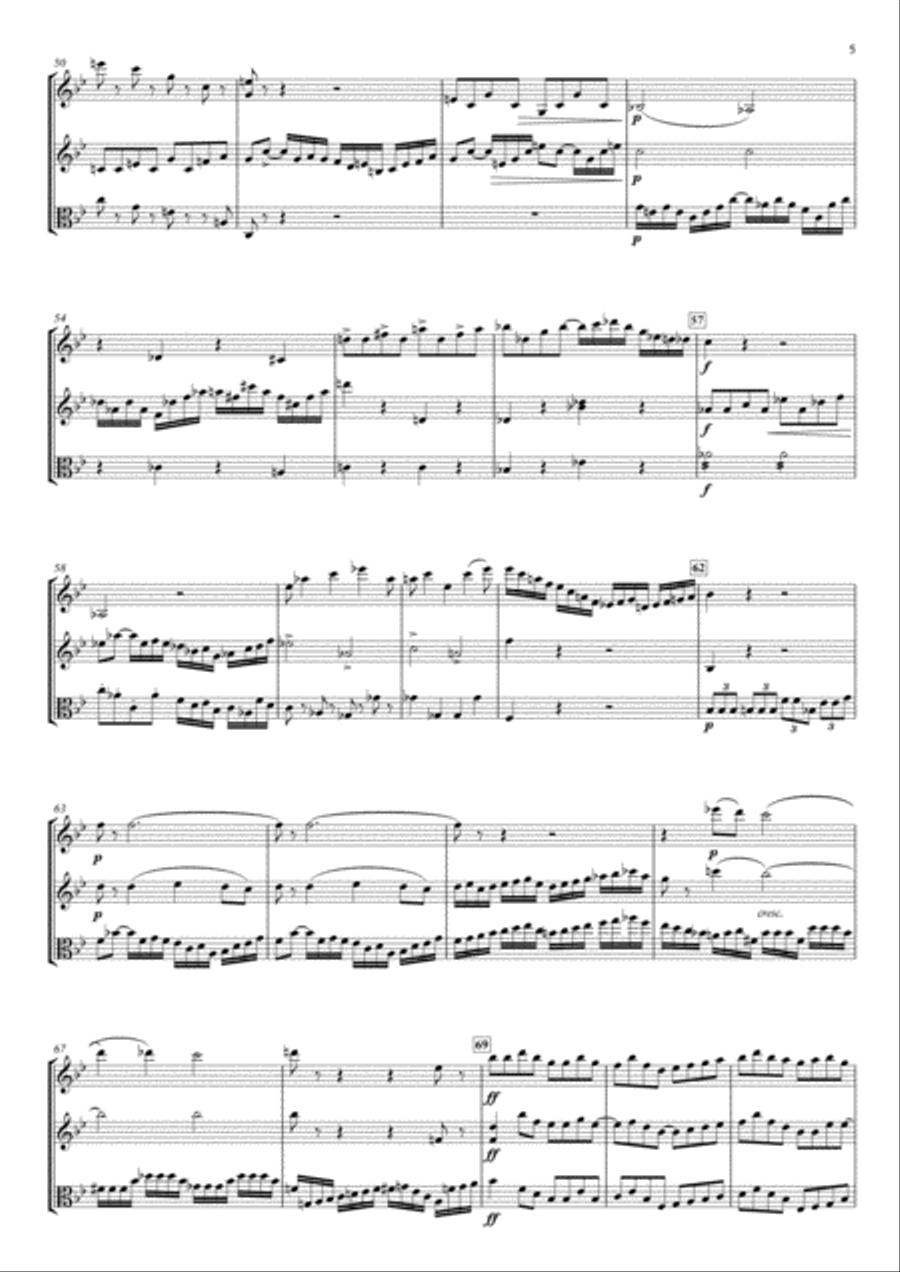 Suite for Terzetto, Op.133 String Duet scores gallery preview page 5