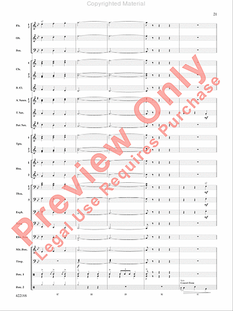Tower of Power Greatest Hits Concert Band scores gallery preview page 20