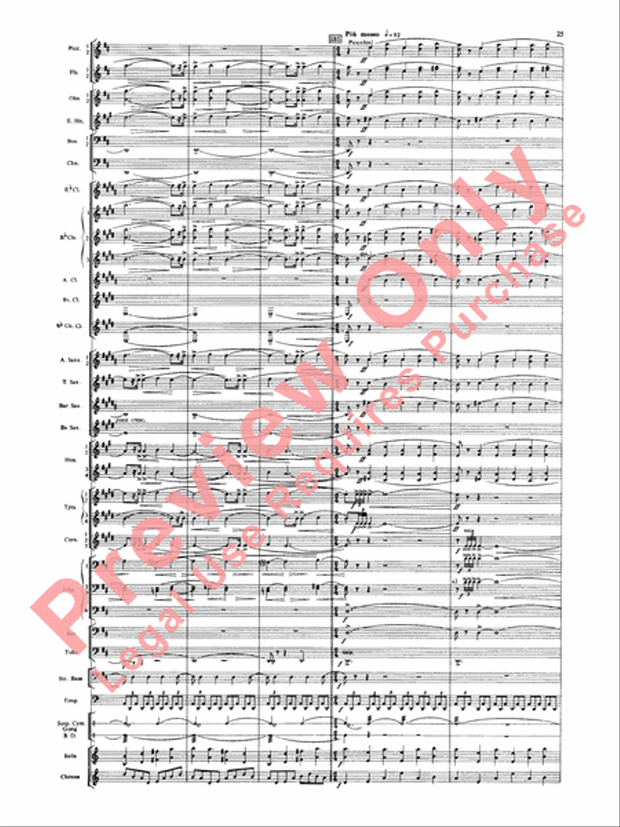 Russian Christmas Music Russian Christmas Music Concert Band scores gallery preview page 28