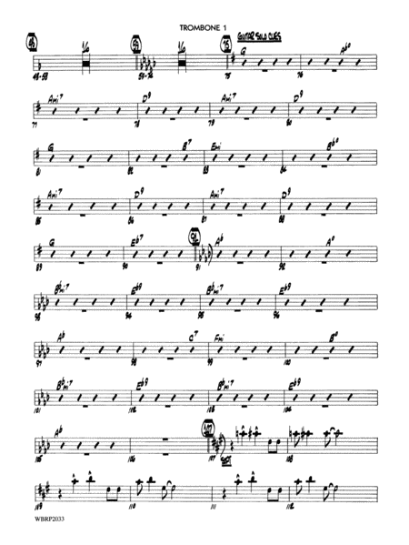 Mack the Knife (from The Threepenny Opera): 1st Trombone
