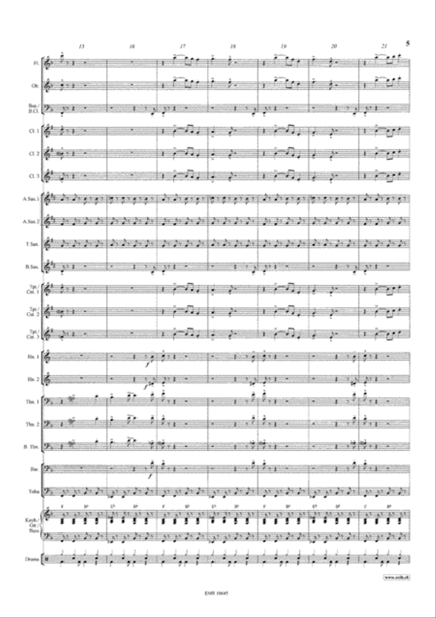 The Blues Brothers Concert Band scores gallery preview page 6
