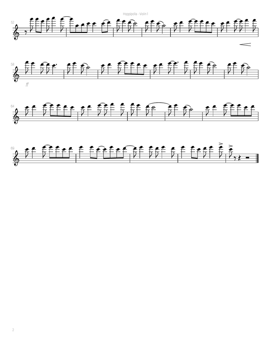 Hoppipolla String Quartet scores gallery preview page 3