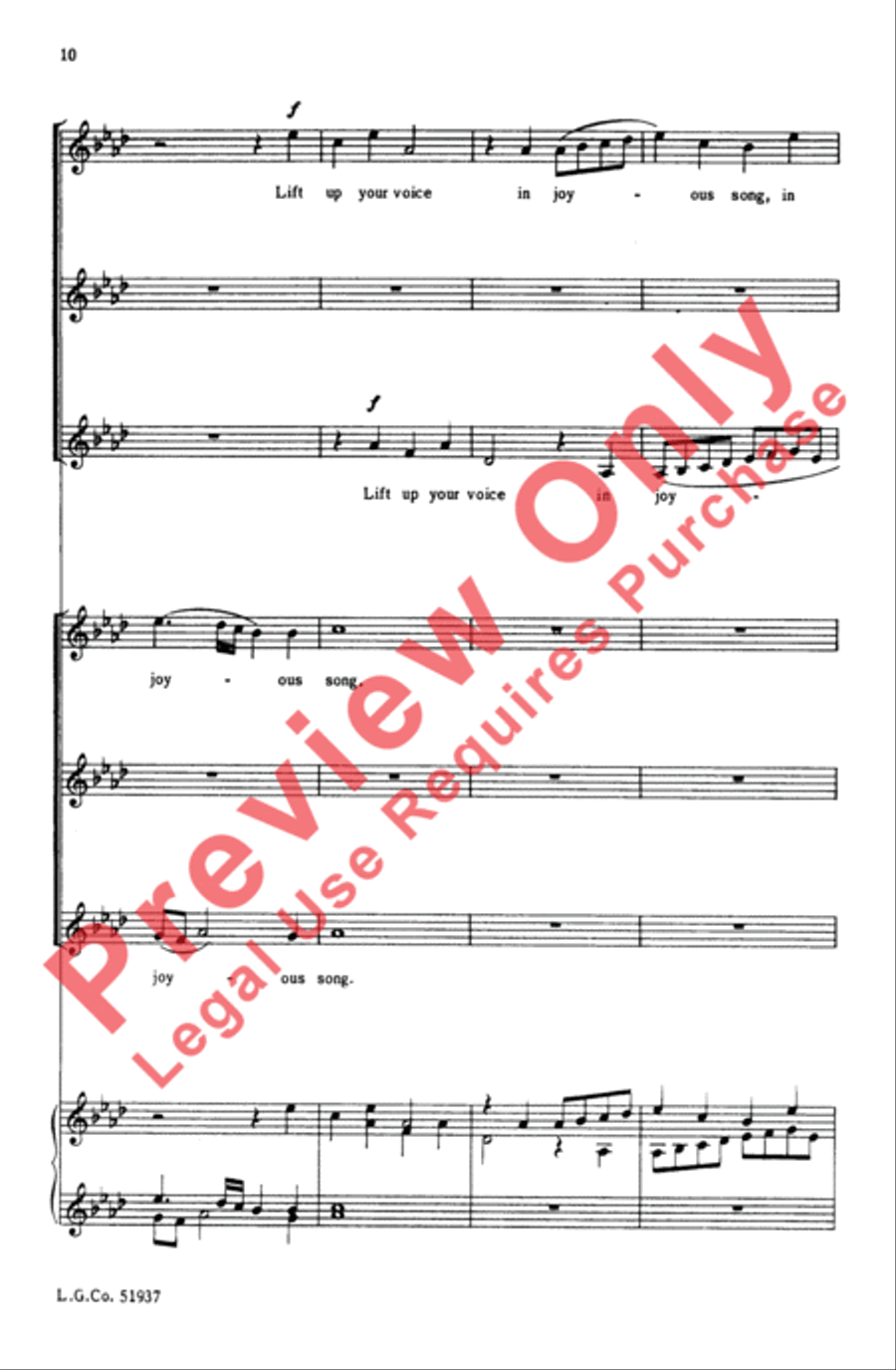 Come, All Musicians, Come 2-Part scores gallery preview page 10