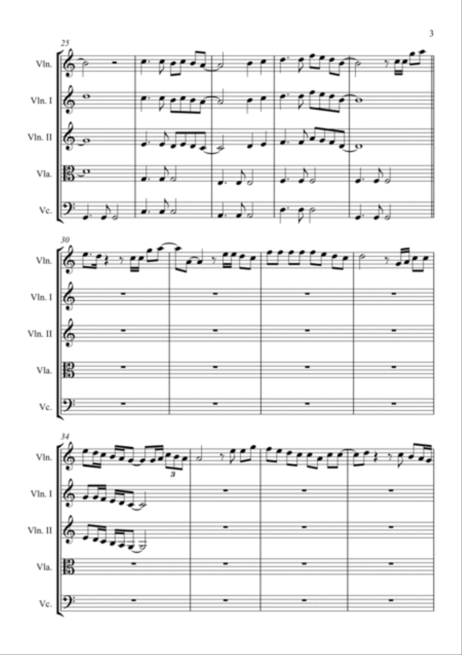 At My Worst At My Worst String Quintet scores gallery preview page 3