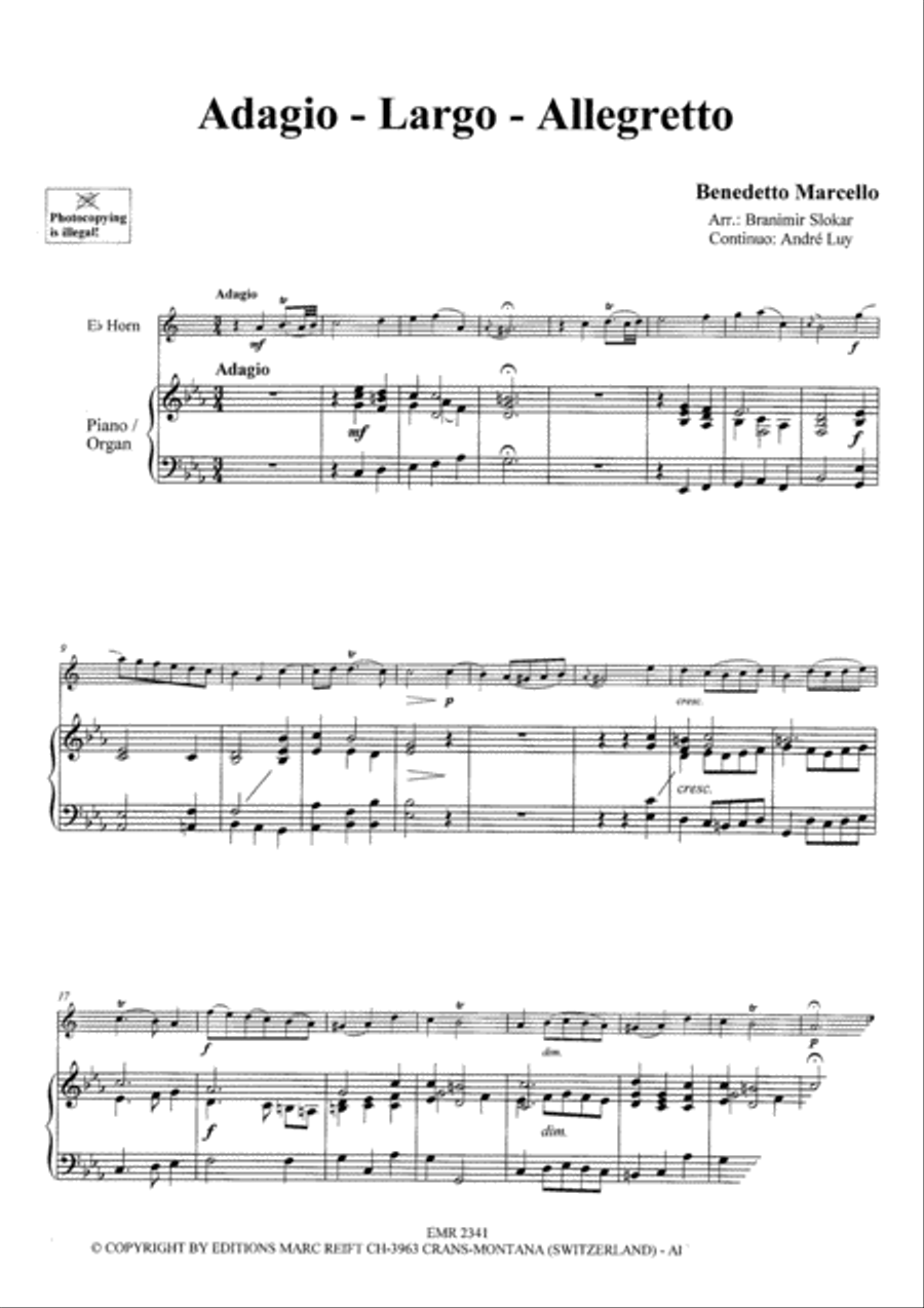 Baroque Masterpieces Horn scores gallery preview page 3