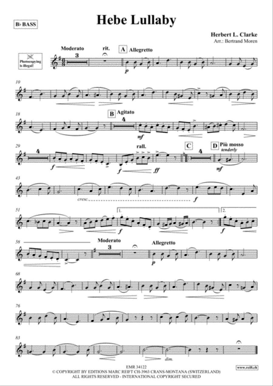 Hebe Lullaby Piano Accompaniment scores gallery preview page 2