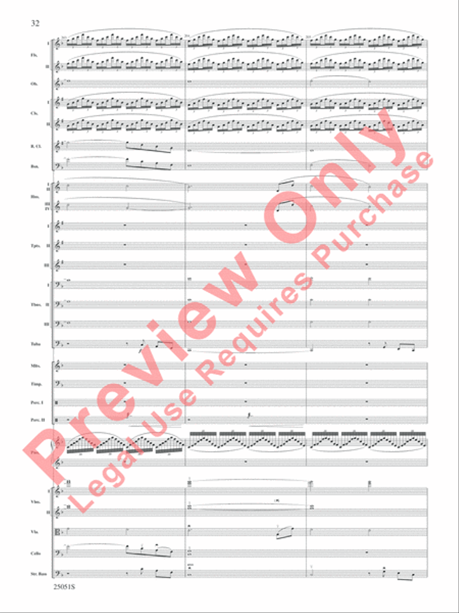 Harry Potter and the Goblet of Fire, Concert Suite from Full Orchestra scores gallery preview page 33