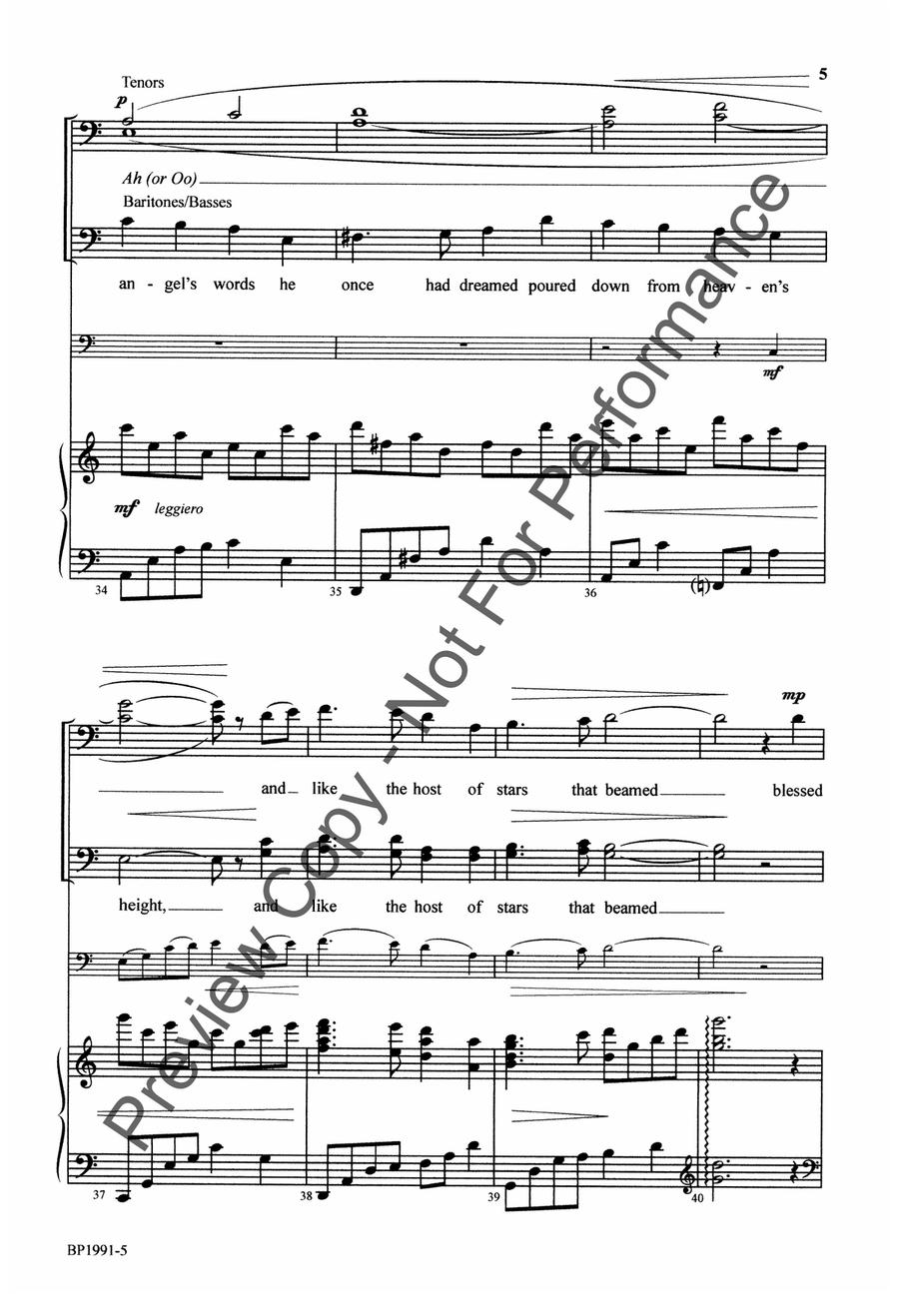 The Hands That First Held Mary's Child - T(T)BB 3-Part scores gallery preview page 6