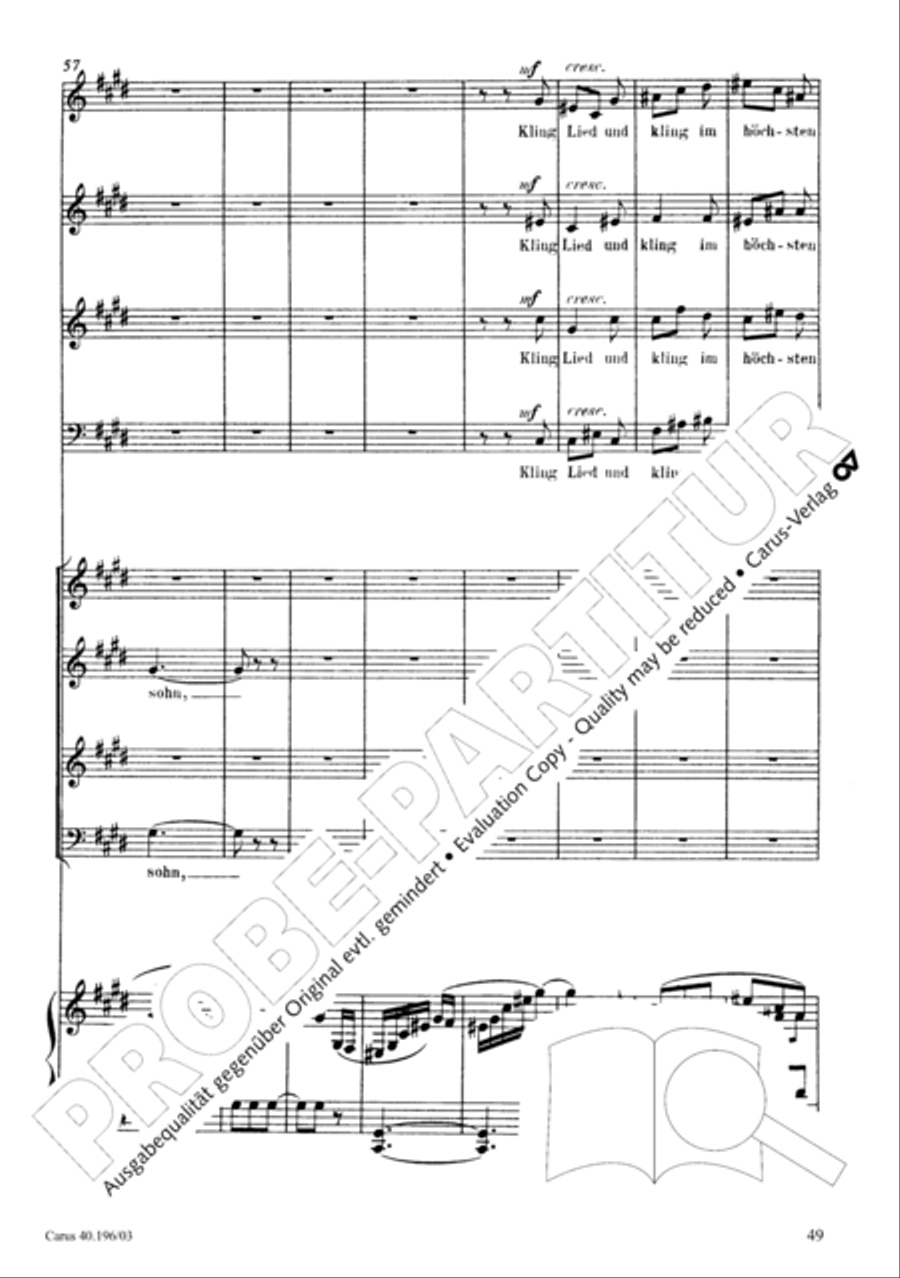 Die Geburt Christi SSA scores gallery preview page 50