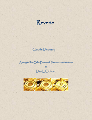 Book cover for Reverie for Cello Duet and Piano