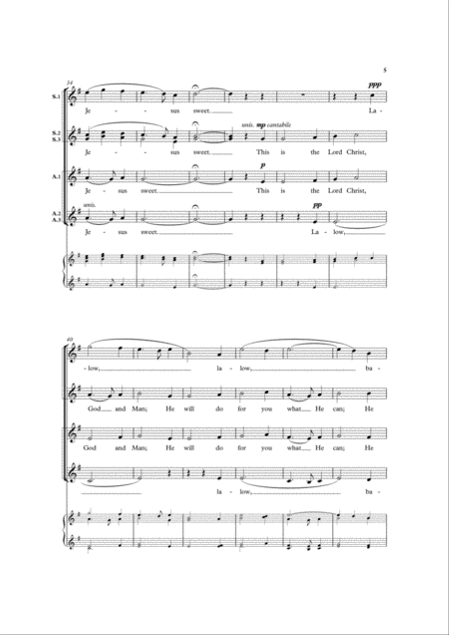 O My Dear Heart 3-Part scores gallery preview page 4