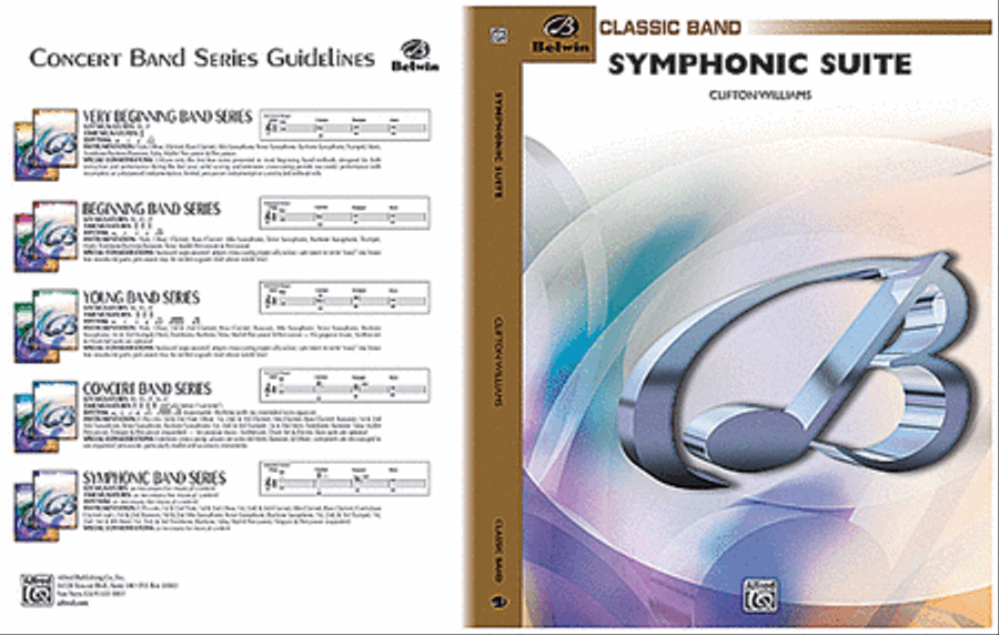Symphonic Suite Concert Band scores gallery preview page 1