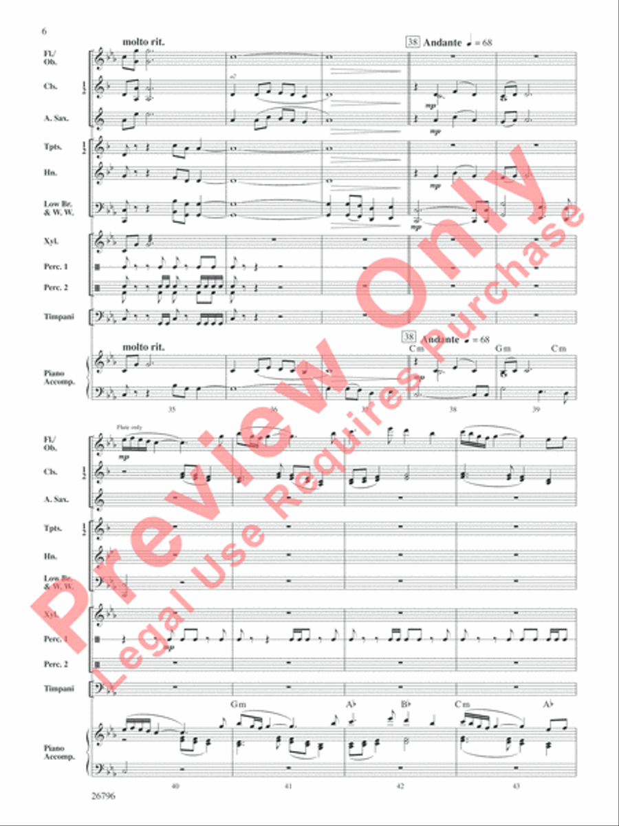 Temple of Sinawava Concert Band scores gallery preview page 7