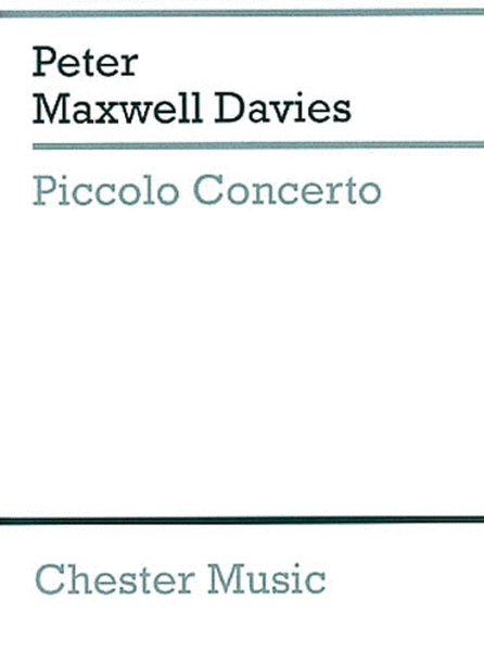 Peter Maxwell Davies: Piccolo Concerto (Study Score)