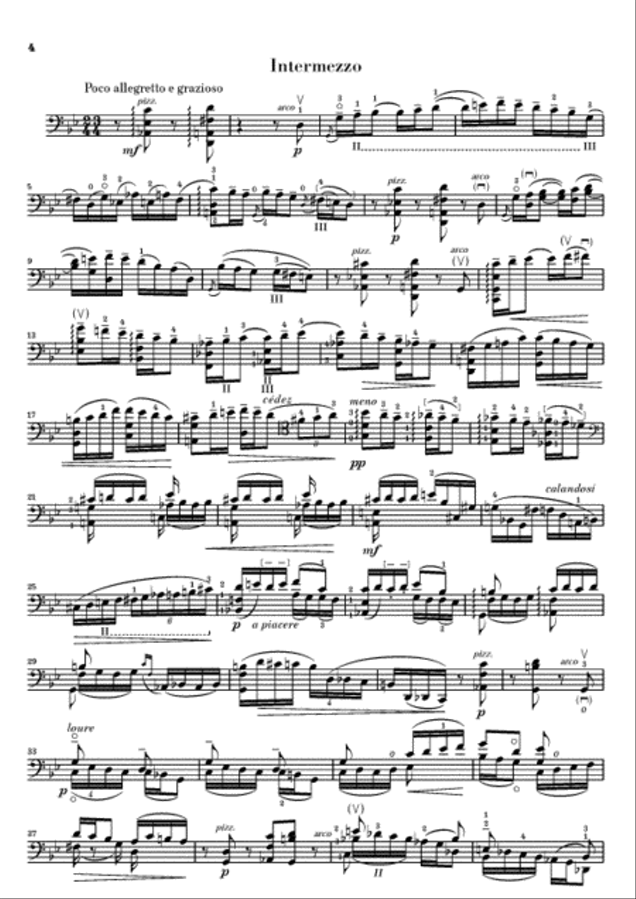 Sonata, Op. 28 - for Violoncello solo Cello Solo scores gallery preview page 4