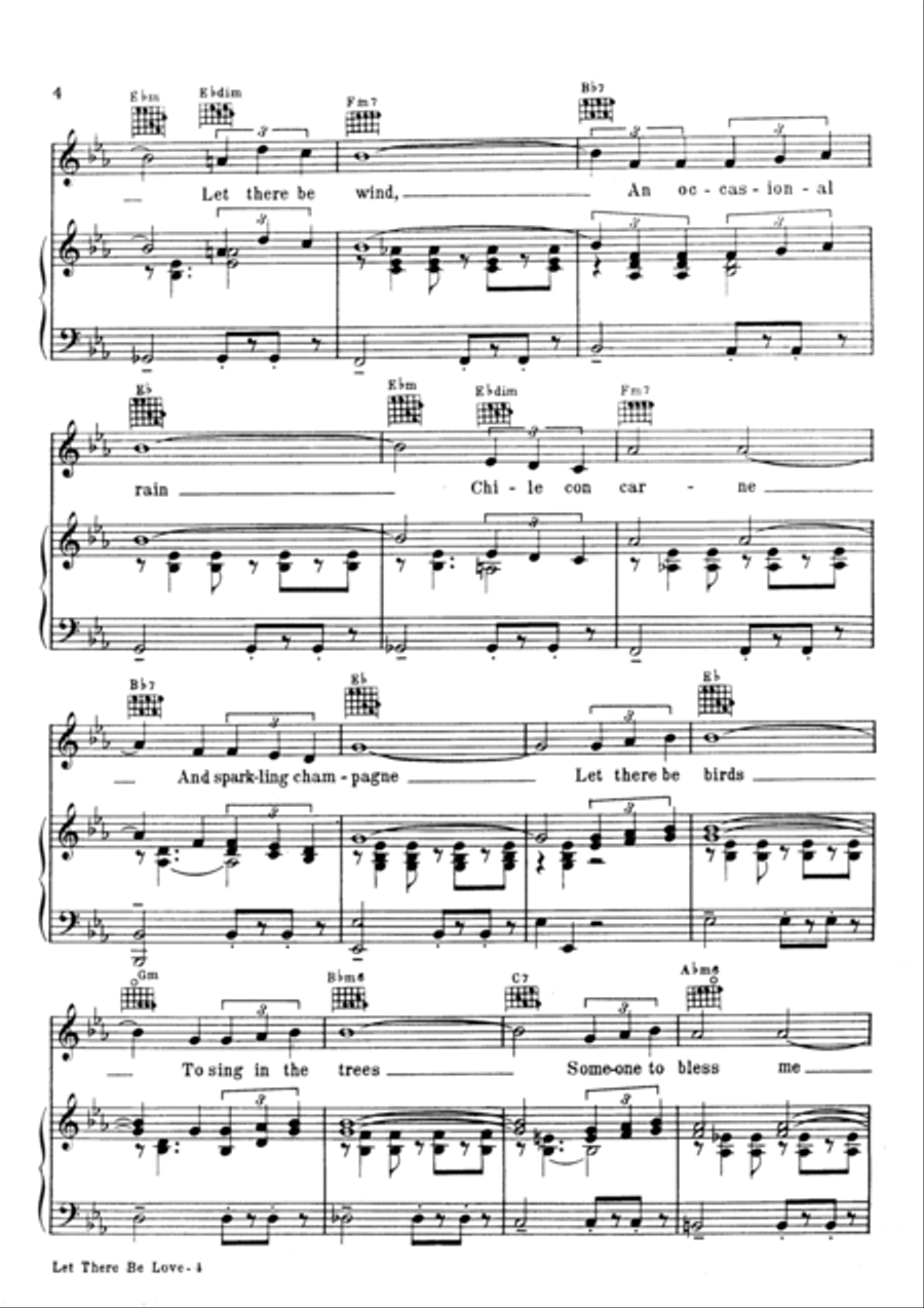 Let there be Love Voice scores gallery preview page 4