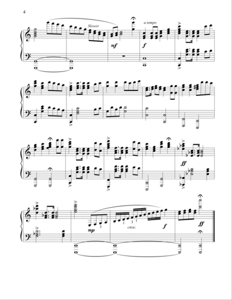Hymns for Piano: Piano Arrangements (Advanced/Advanced Intermediate) Piano Solo scores gallery preview page 4