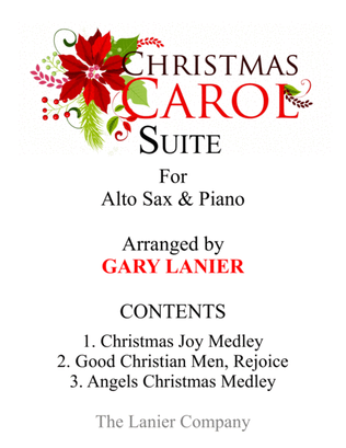 Book cover for CHRISTMAS CAROL SUITE (Alto Sax and Piano with Score & Parts)