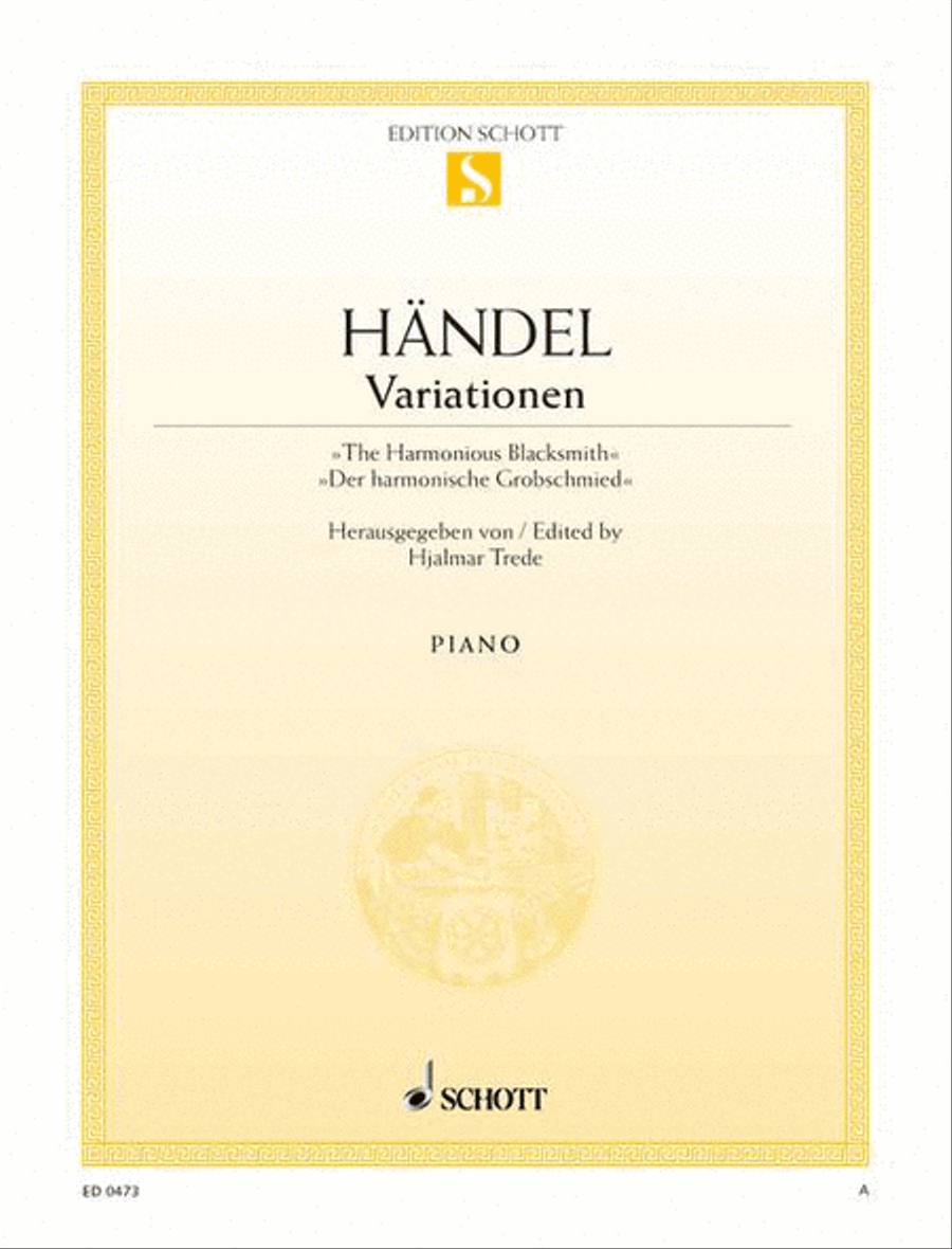 Grobschmied Variationen Piano Solo scores gallery preview page 1