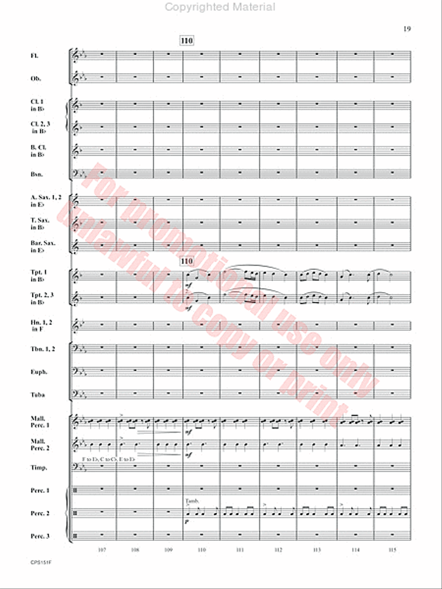 Jumpstart Concert Band scores gallery preview page 20