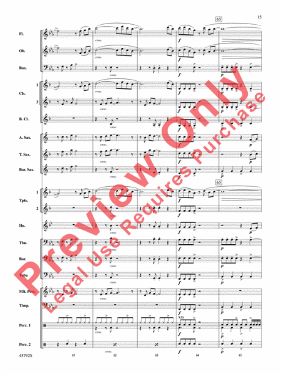 First Sun First Sun Concert Band scores gallery preview page 16