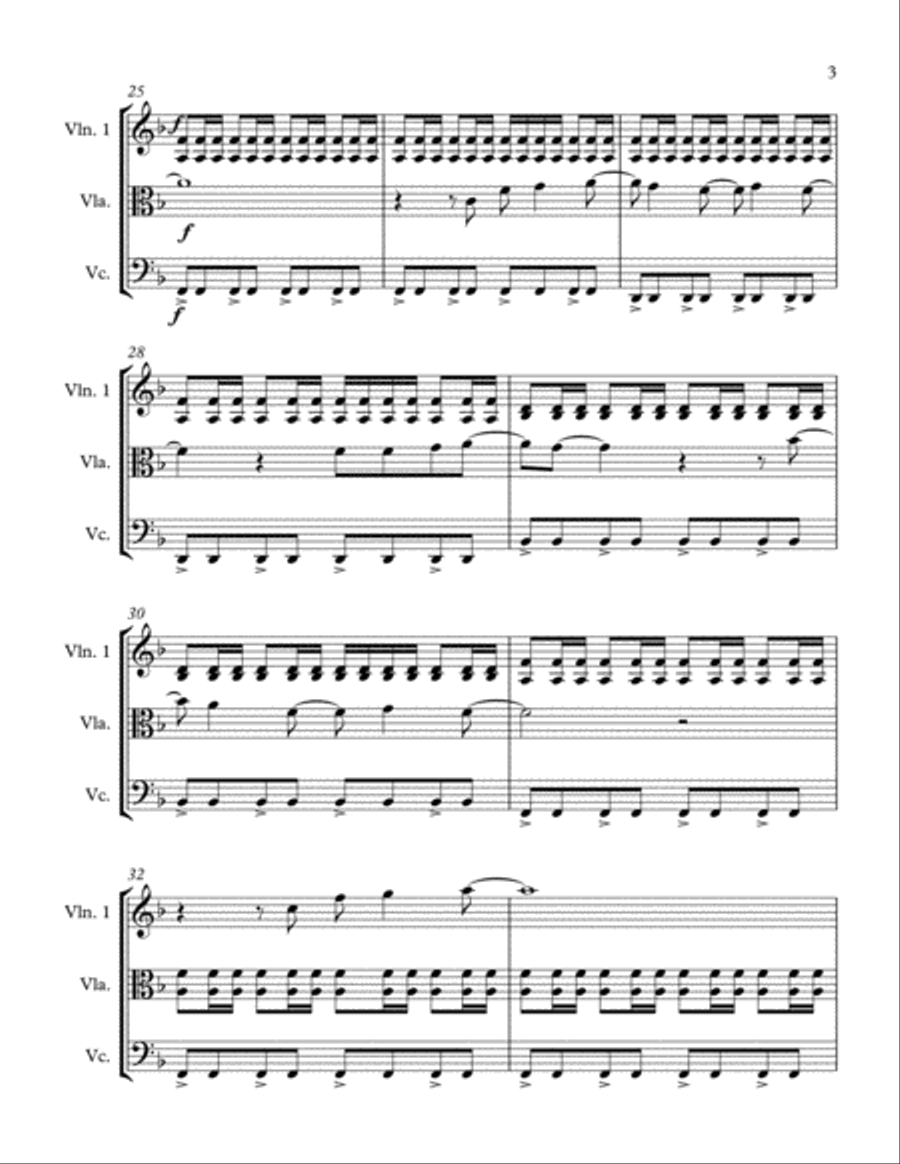 Just The Way You Are String Trio scores gallery preview page 4