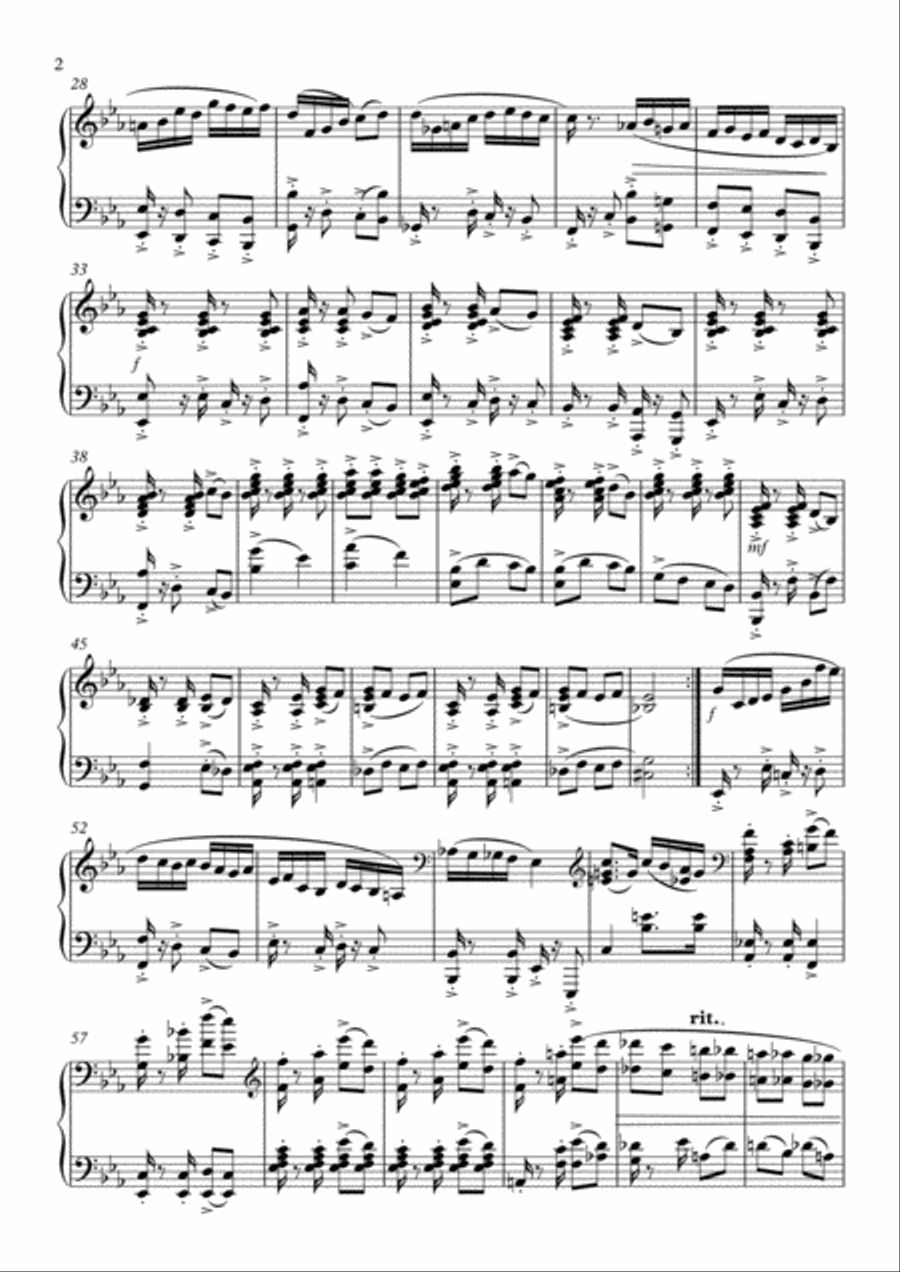 Frevo Frevo Piano Solo scores gallery preview page 2