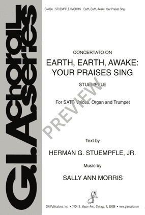 Book cover for Earth, Earth, Awake: Your Praises Sing