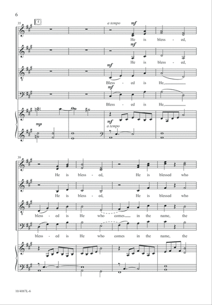 Holy (Sanctus) Divisi scores gallery preview page 7