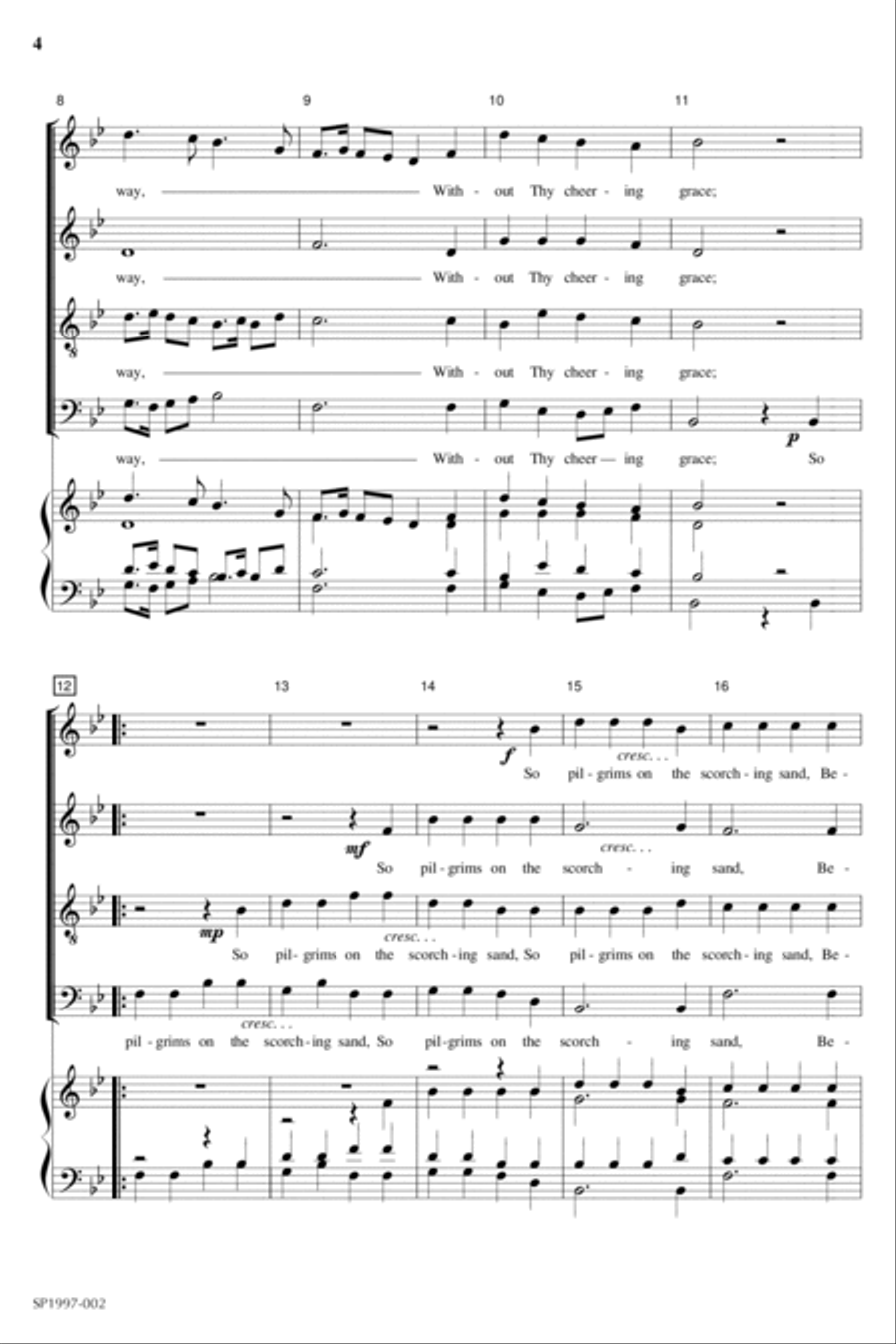 Early, My God, Without Delay Choir scores gallery preview page 3