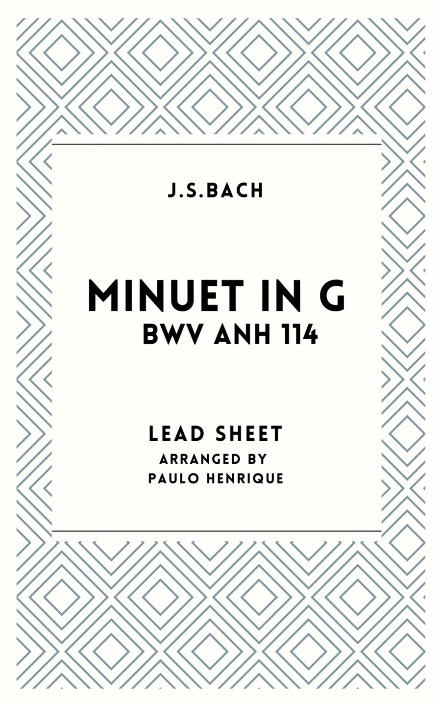 Minuet in G - BWV Anh 114 Piano scores gallery preview page 1