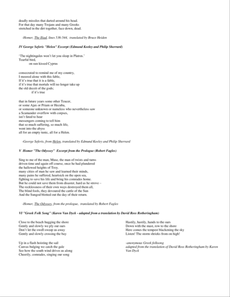 [Eaton] The Greeks: Ancient to Modern Voice scores gallery preview page 5