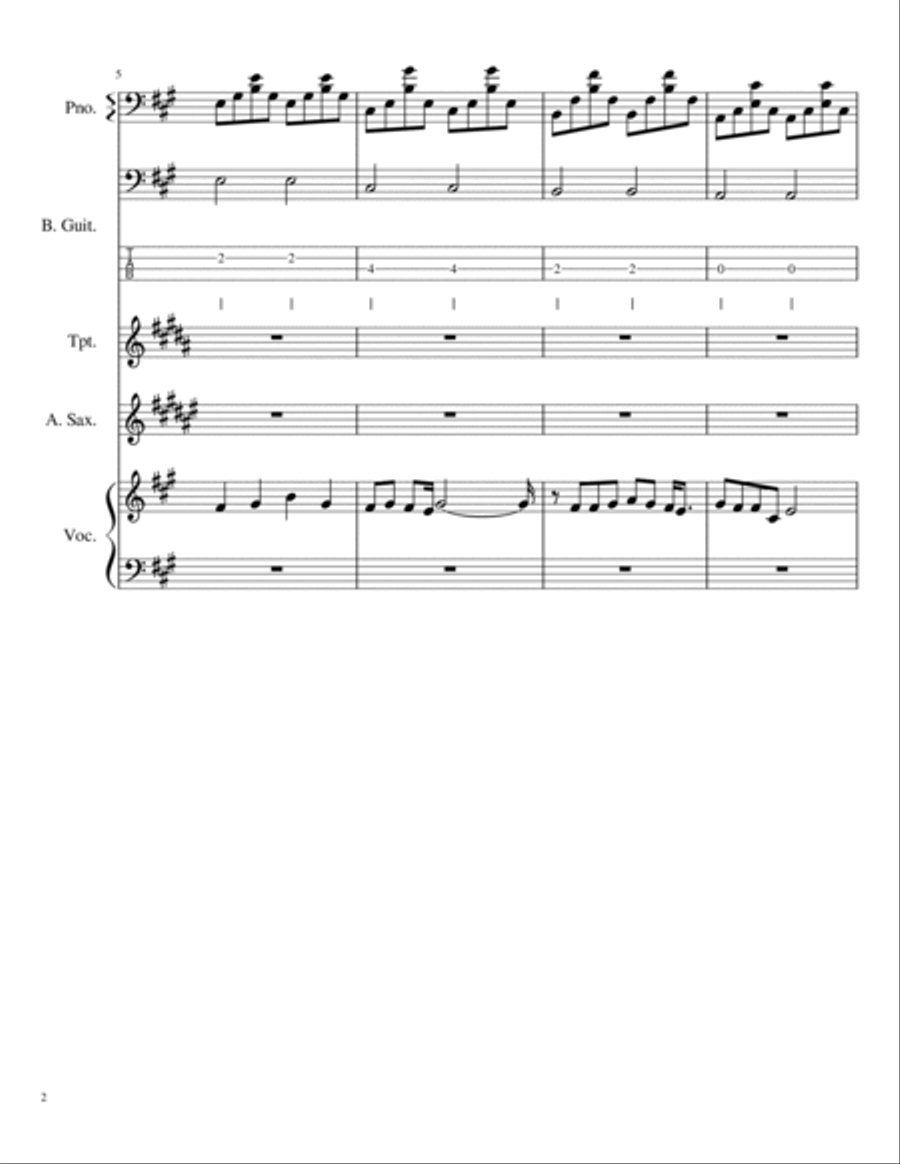 Counting Stars Counting Stars Small Ensemble scores gallery preview page 2