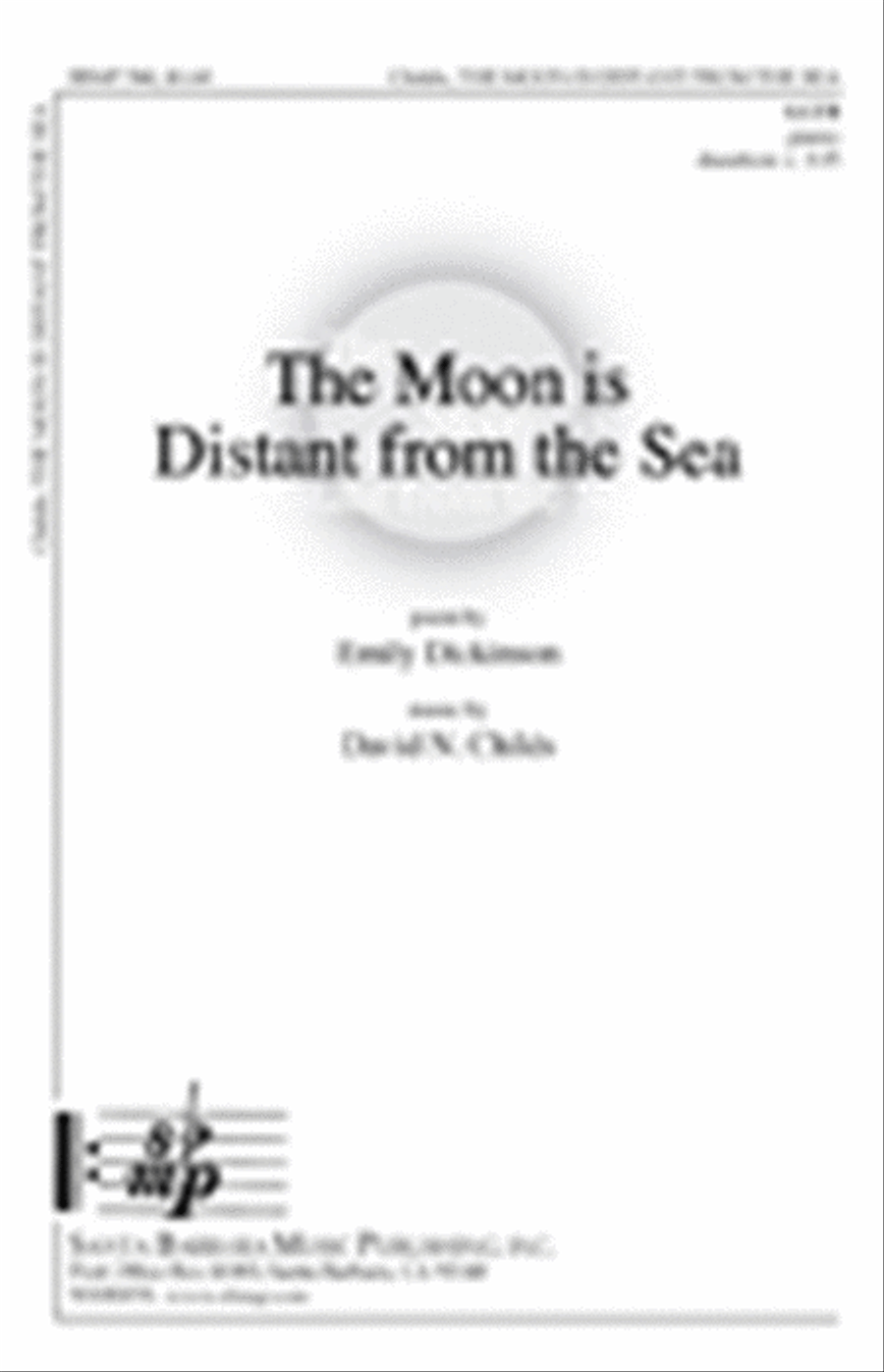 The Moon is Distant from the Sea - SATB Octavo 4-Part scores gallery preview page 1