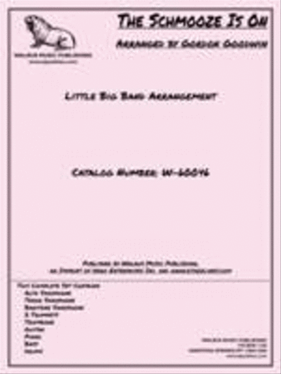 Summer Song Big Band - Sheet Music