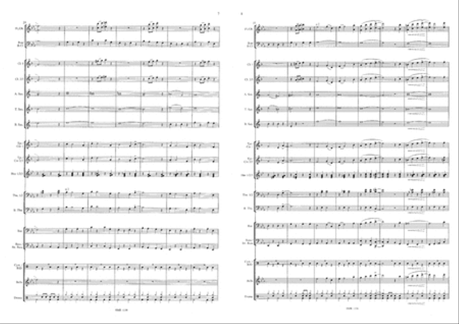 Swing In To Spring Concert Band scores gallery preview page 5