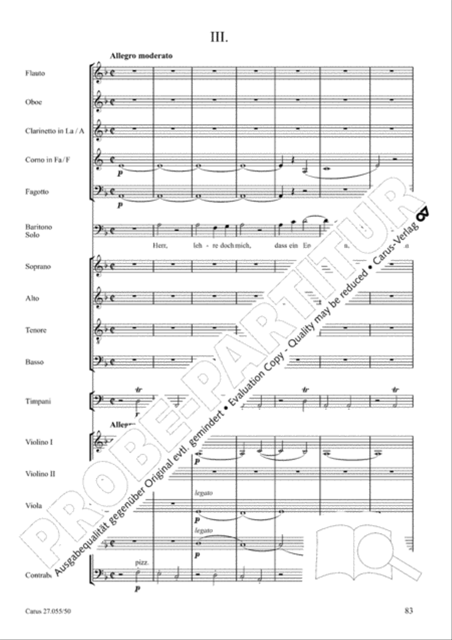 Ein Deutsches Requiem (German Requiem) 4-Part scores gallery preview page 90