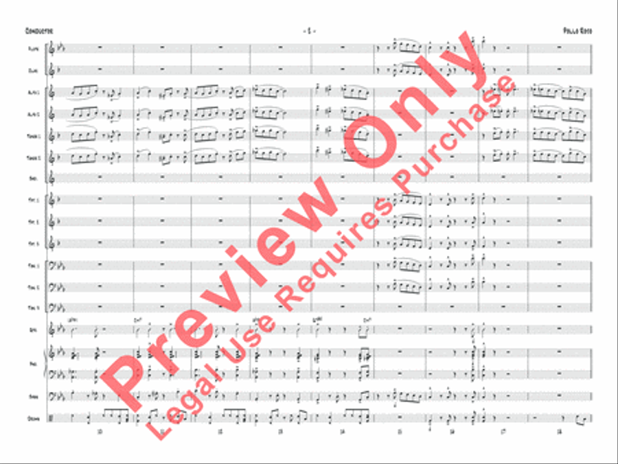 Pollo Rojo Pollo Rojo Jazz Ensemble scores gallery preview page 3
