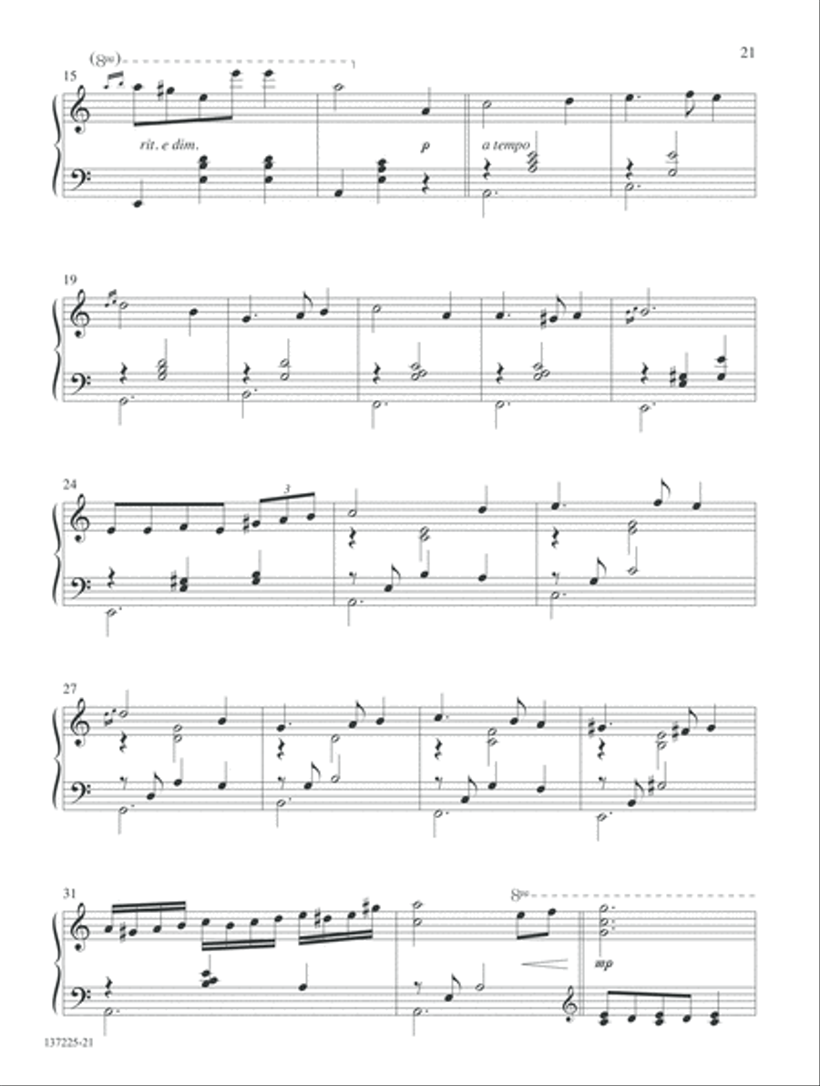Born the King of Angels Born the King of Angels Piano Solo scores gallery preview page 16