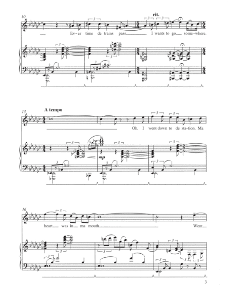 [Adams] Homesick Blues (from The Wider View) Voice scores gallery preview page 5