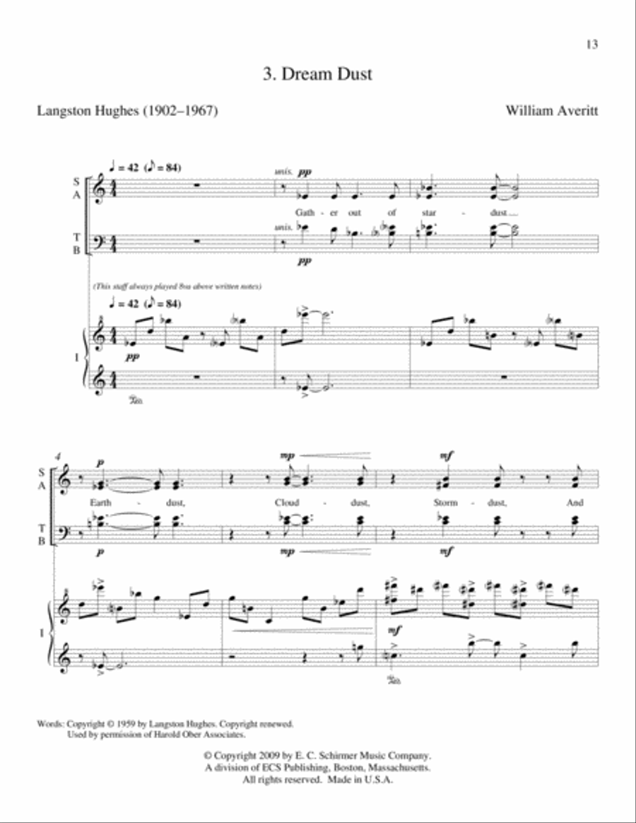 Afro-American Fragments Afro-American Fragments 4-Part scores gallery preview page 22