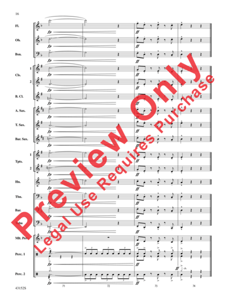 The Kings of Swing Concert Band scores gallery preview page 8