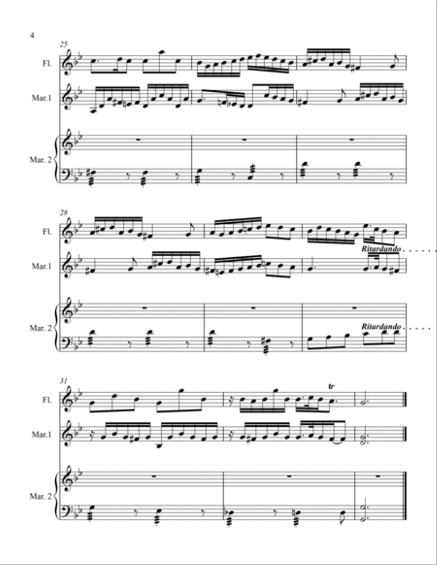 Siciliano Flute scores gallery preview page 4