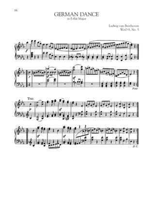 Book cover for German Dance In E-Flat Major, WoO 8, No. 5