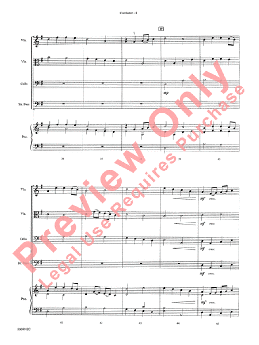 Rite at Stonehenge String Orchestra scores gallery preview page 6