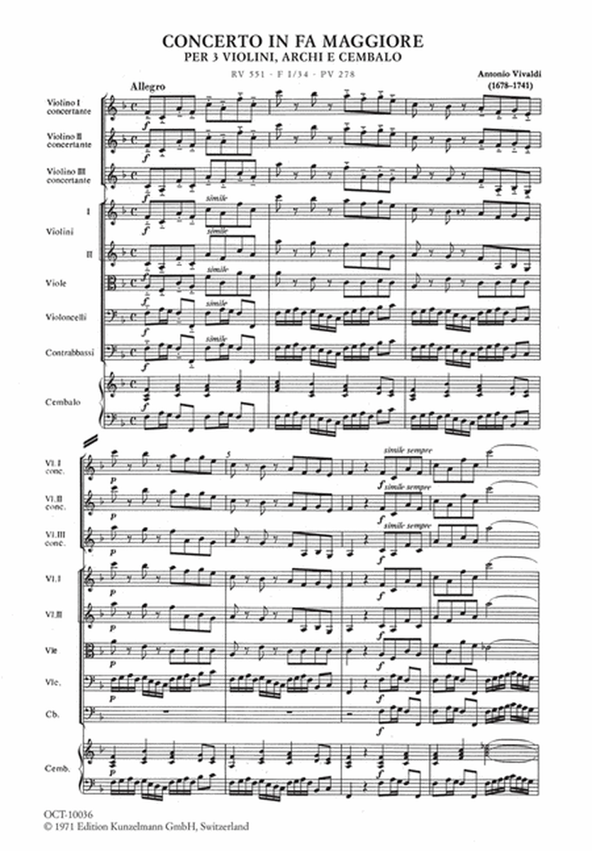 Concerto for 3 violins