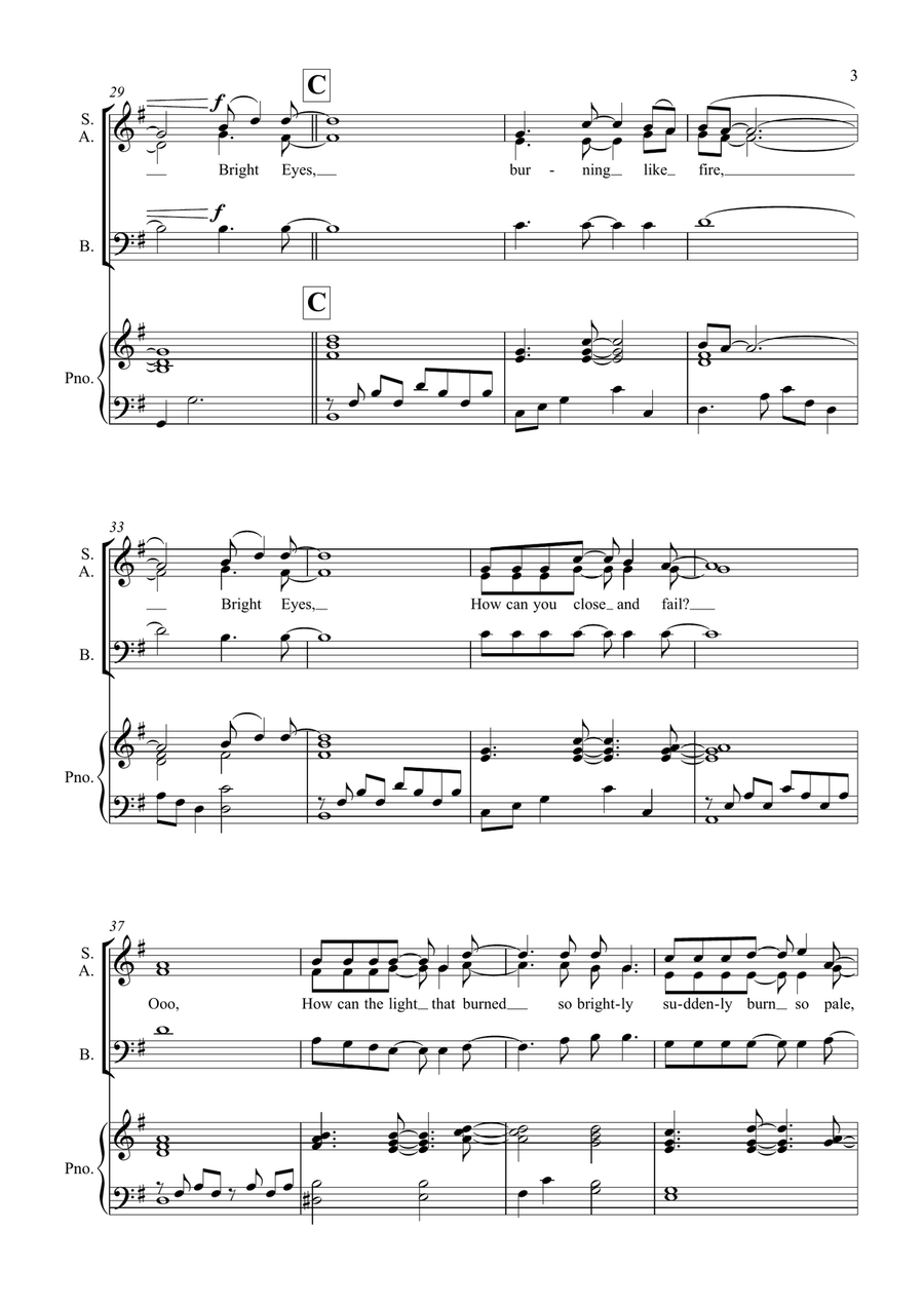 Bright Eyes 3-Part scores gallery preview page 3