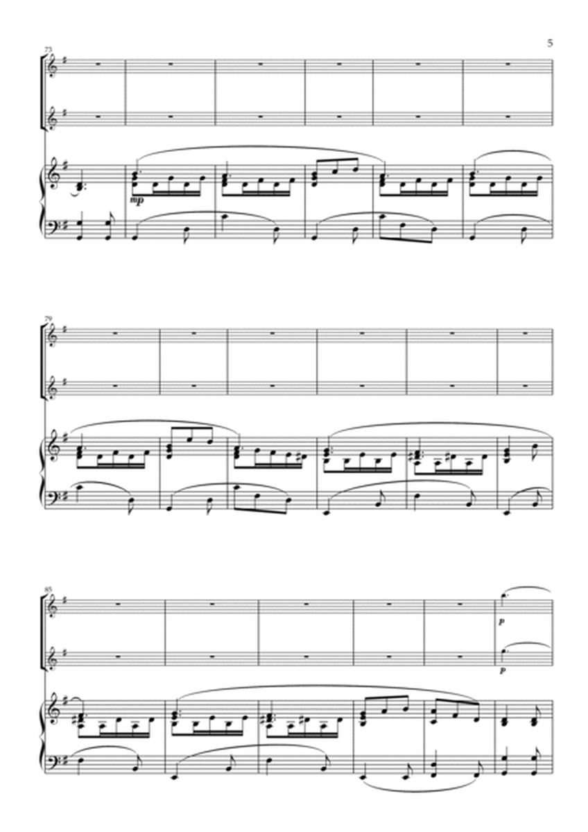 "Sunflowers" Flute Duet and Piano- Intermediate image number null